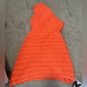 SHEIN orange dress
